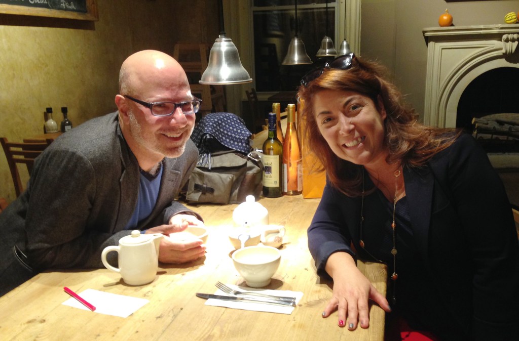 It's always nice to catch up with my former boss and favorite baker Ron Ben-Israel...