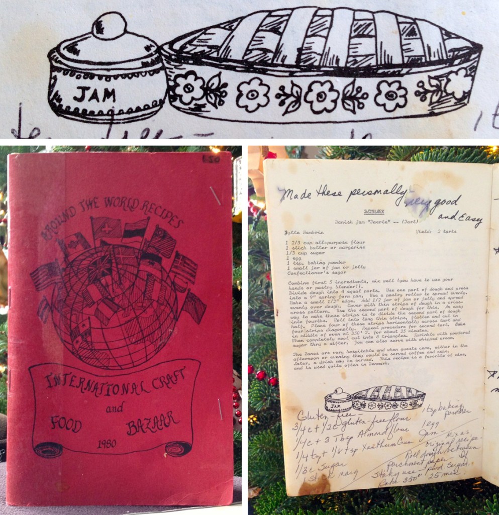 This is one of the books Sandy uses each year to make her cookies.  Notice on the tart recipe some modifications to making it gluten free! (I have had the gluten free version it's AMAZING!)