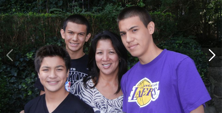 It's a delicate balance of family life and running company.  Here is Annette and her 3 sons.  The oldest is now serving in the military and the younger ones are high school students.