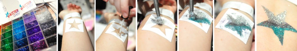 This was a bit of fun!  Glitter Tattoos.  ENOUGH SAID!  They stay on for 5-7 days.  That’s right for the next week I will be glittery and fabulous!  Visit Glittertoos and check out their work and all the fun!