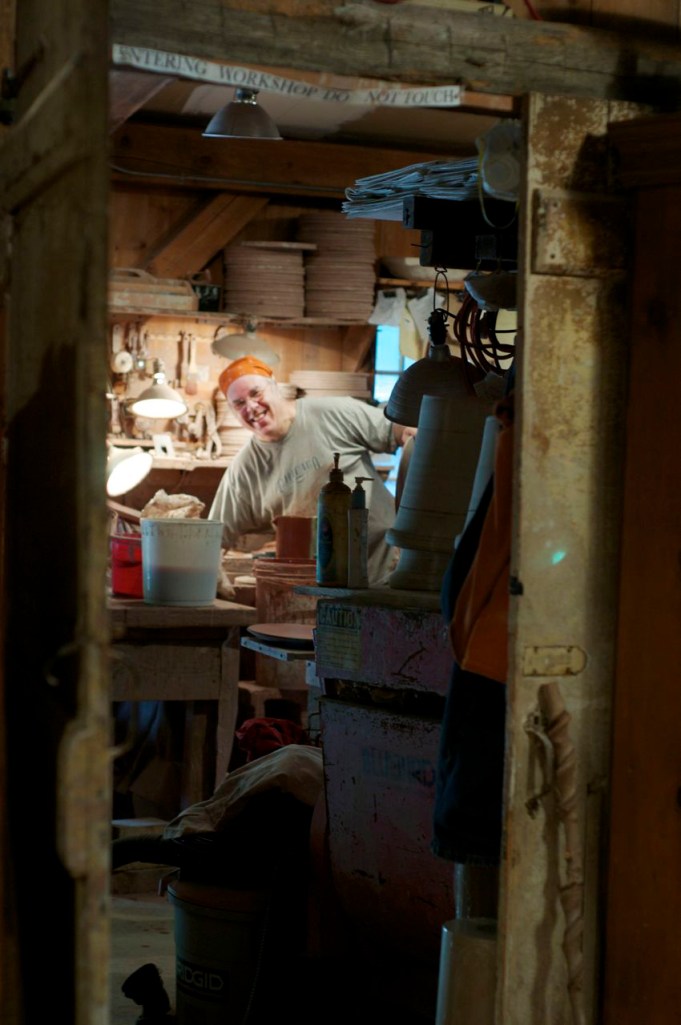 Not only is Guy a Master Potter, but he also loves music.  He is an accomplished banjo player and has a love for traditional Appalachian Music.  You can read more about his love for music here. http://www.guywolff.com/music.html