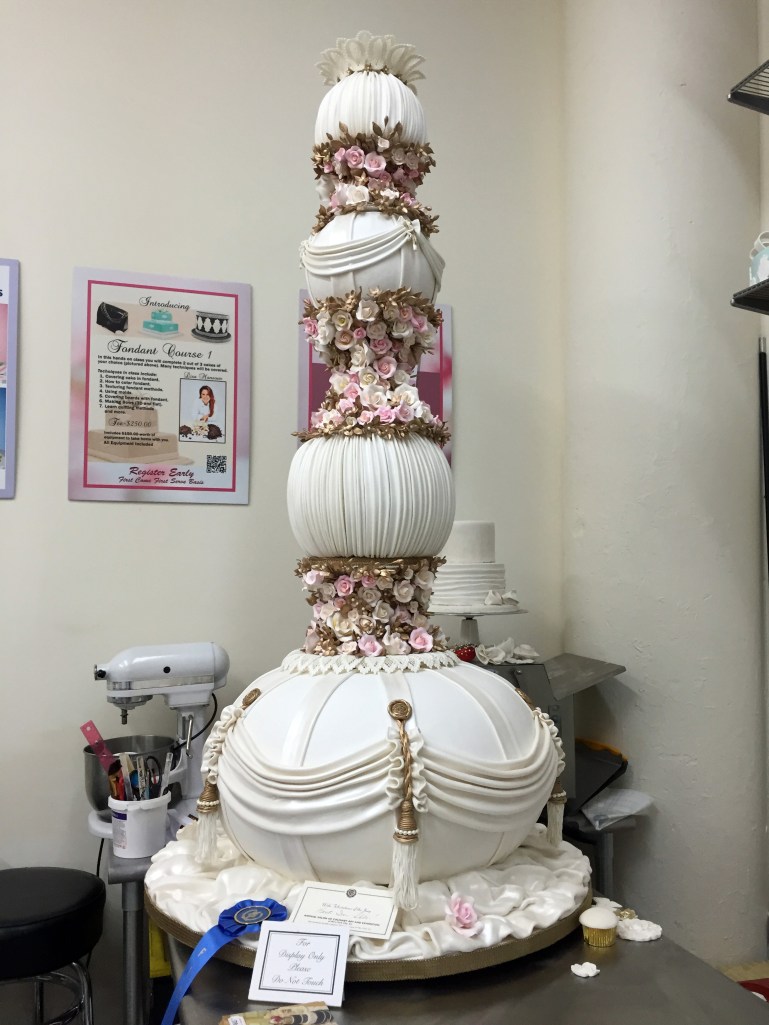 The cake was about as tall as me...