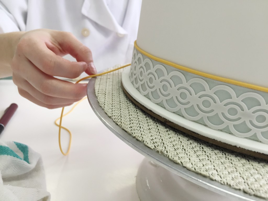 Of course the staff was working diligently on cakes for the weekend.  